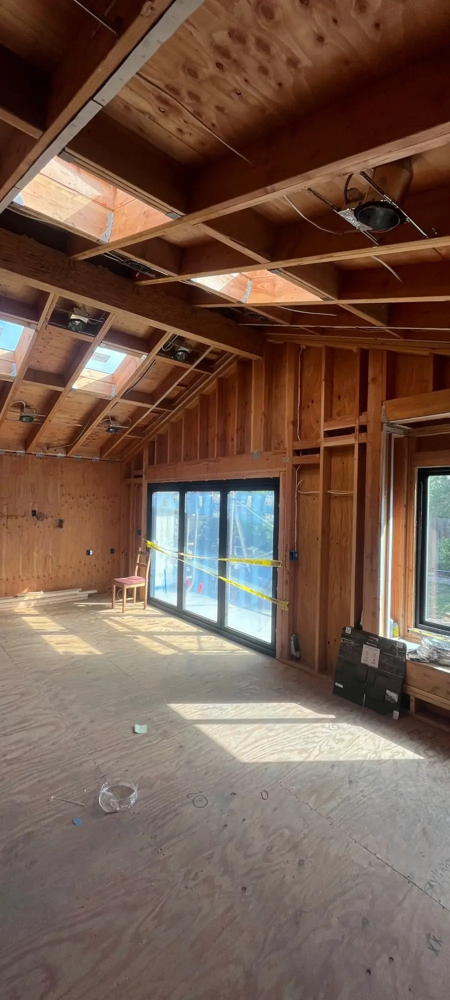 Framing and rough-in on a Carrillo Construction whole-home remodel